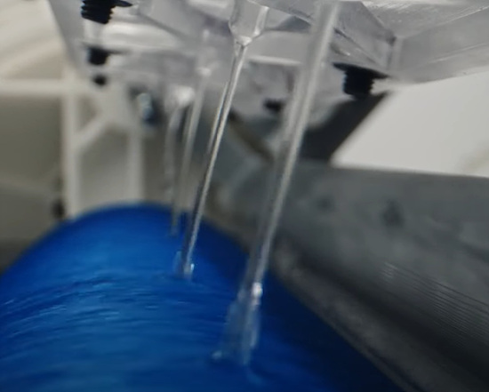 26개의 물노즐 분사