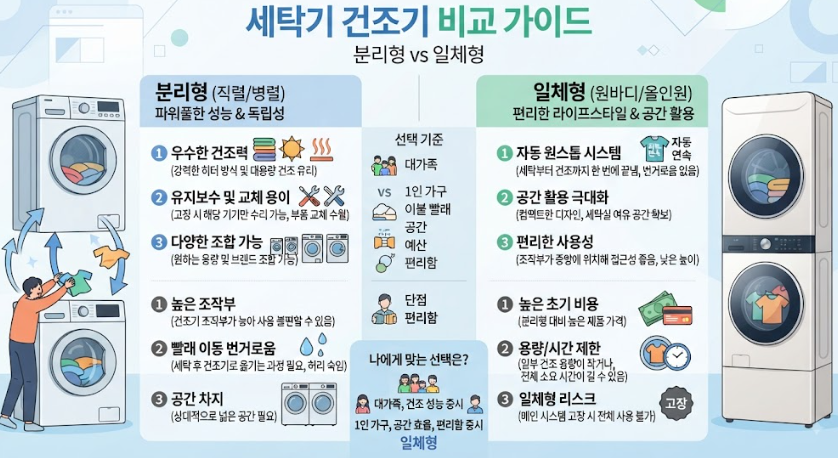 세탁기 건조기 추천