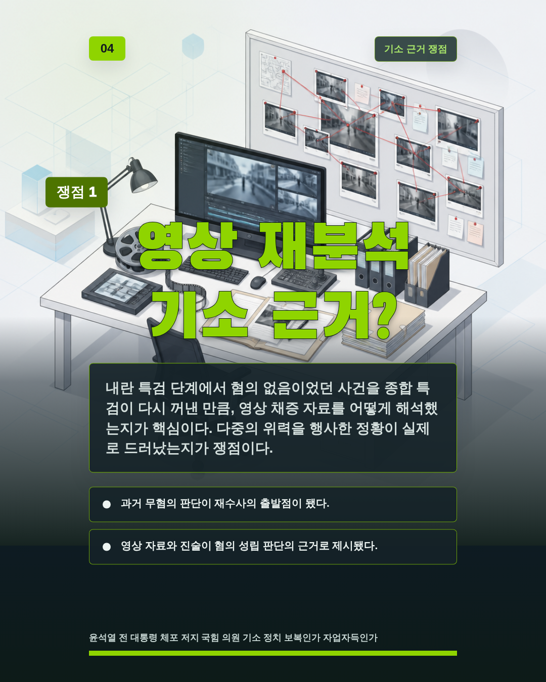 영상 재분석 기소 근거?