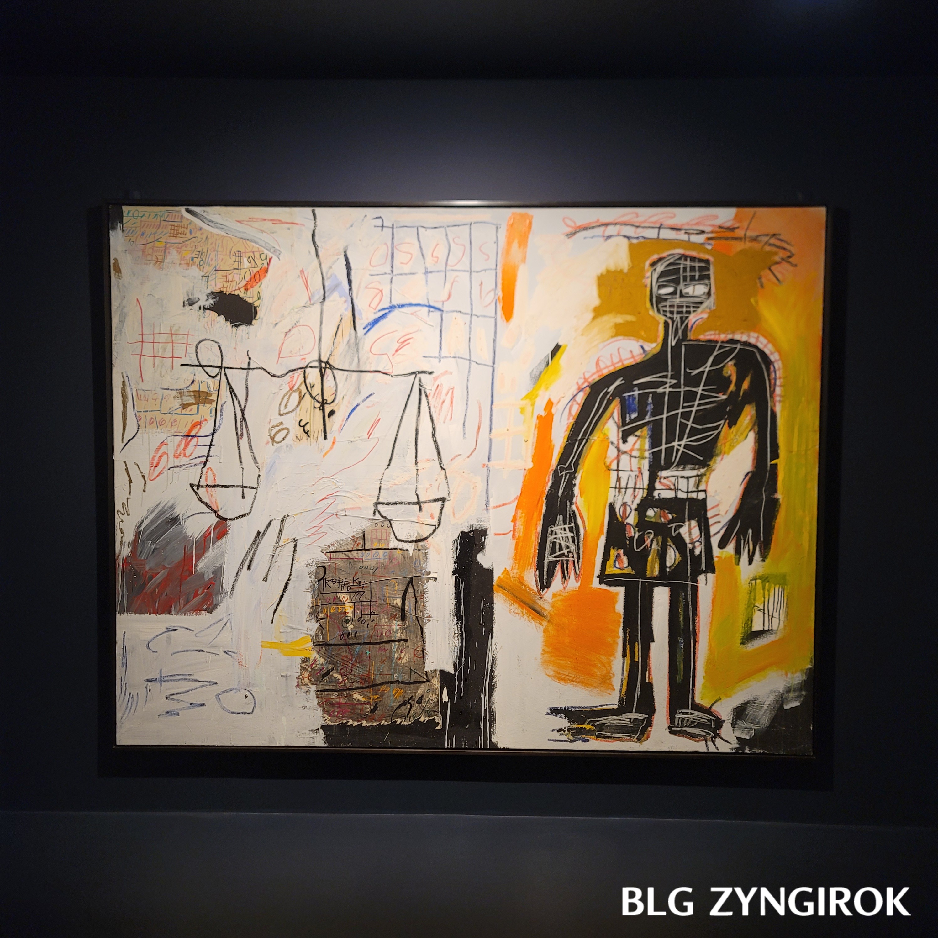 장미셀 바스키아 - 과거와 미래를 잇는 상징적 기호들