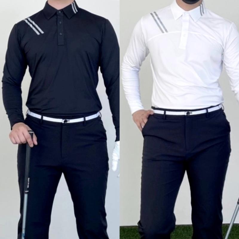 남성 골프티셔츠 카라 긴팔 기능성 남성 골프웨어