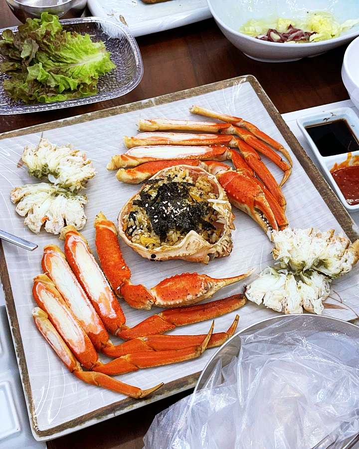대게회 대게 잡이 나는 자연산이다 대게 요리 울진 맛집 추천