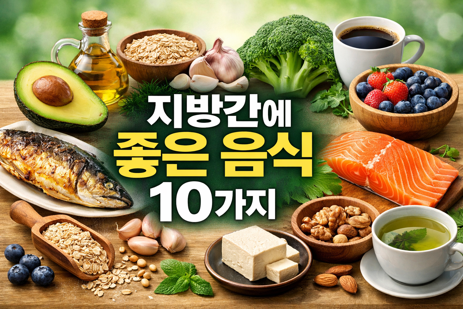 지방간에 좋은 음식 10가지