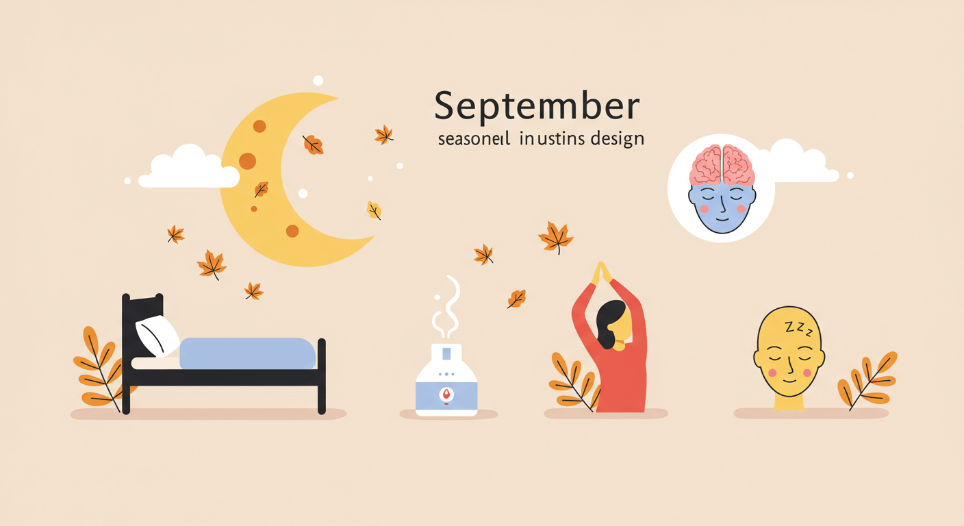 9월 환절기 수면관리 팁