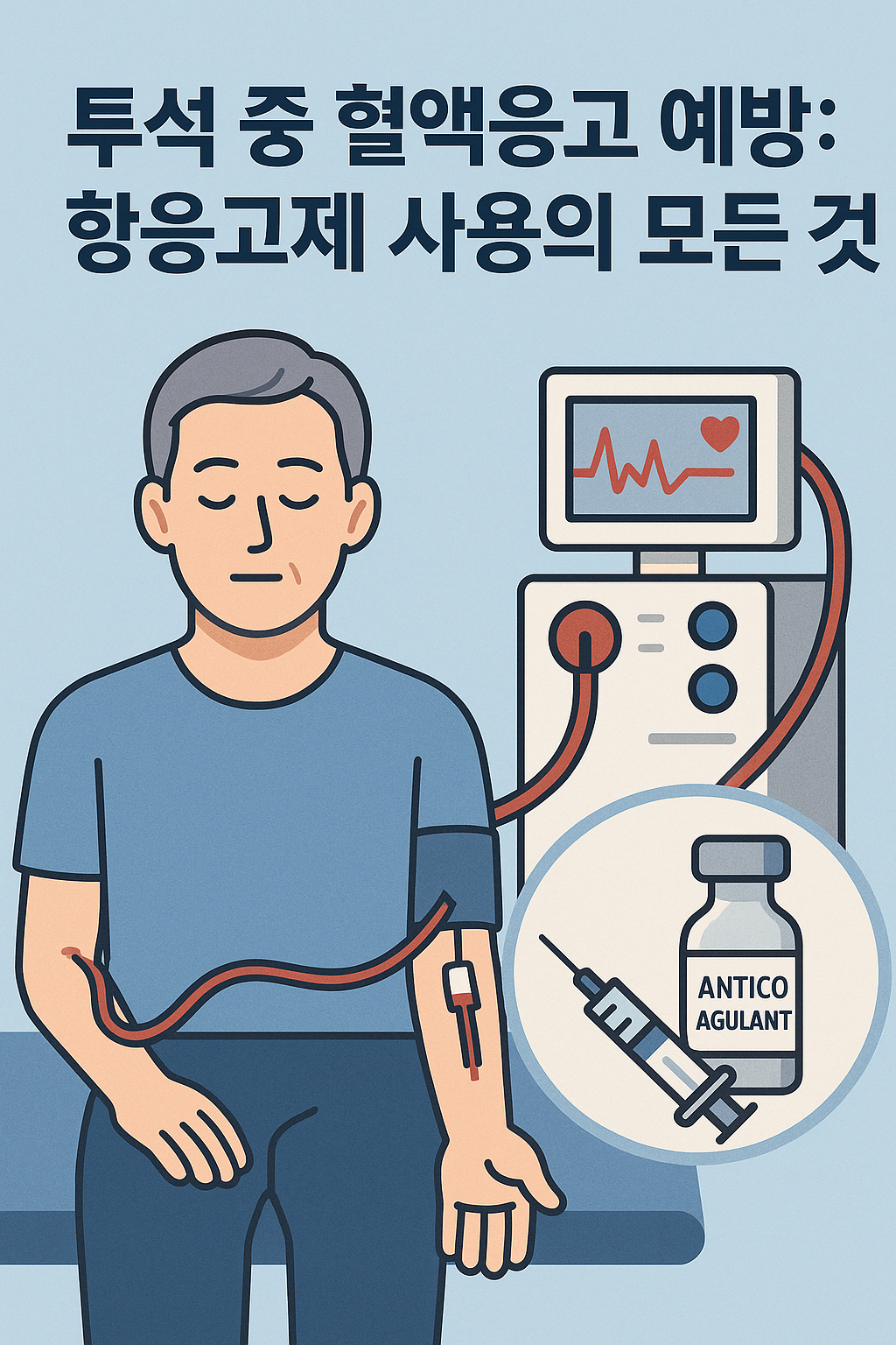 투석 중 혈액응고 예방: 항응고제 사용의 모든 것
