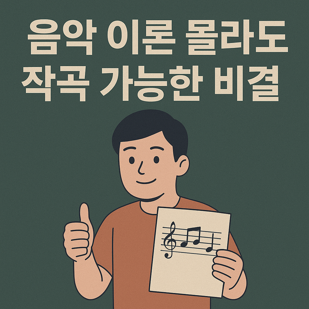 음악 이론 몰라도 작곡 가능한 비결 관련 사진