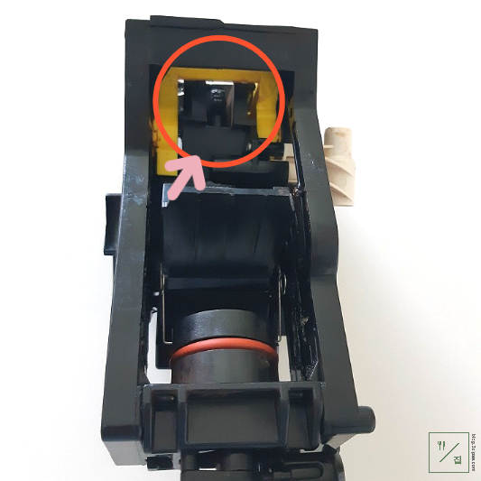 커피머신 피스톤 부분 이미지 입니다,