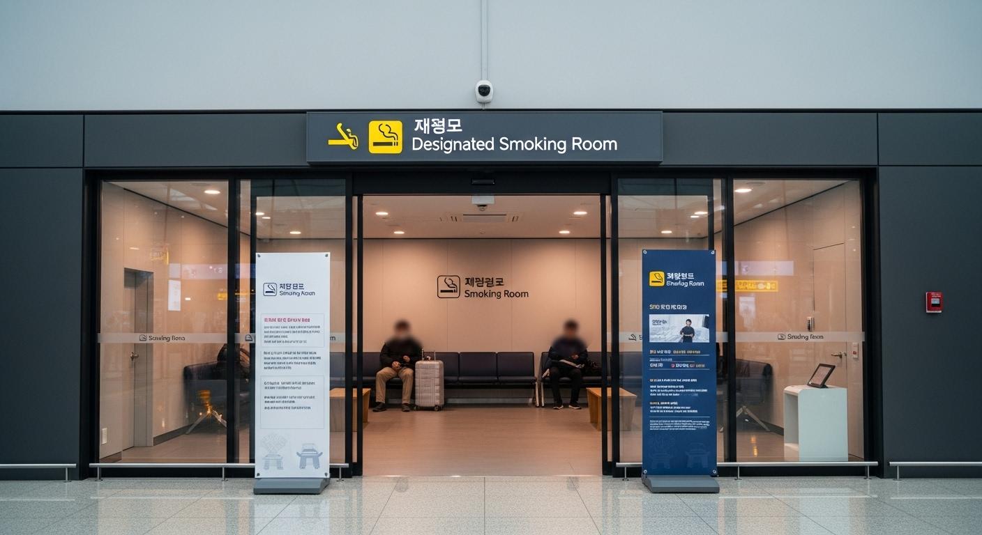 김포공항 흡연실 위치