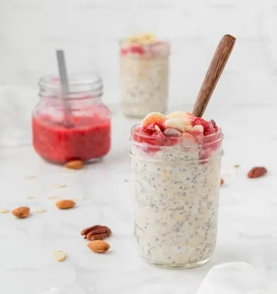 오트밀 가루 스무디