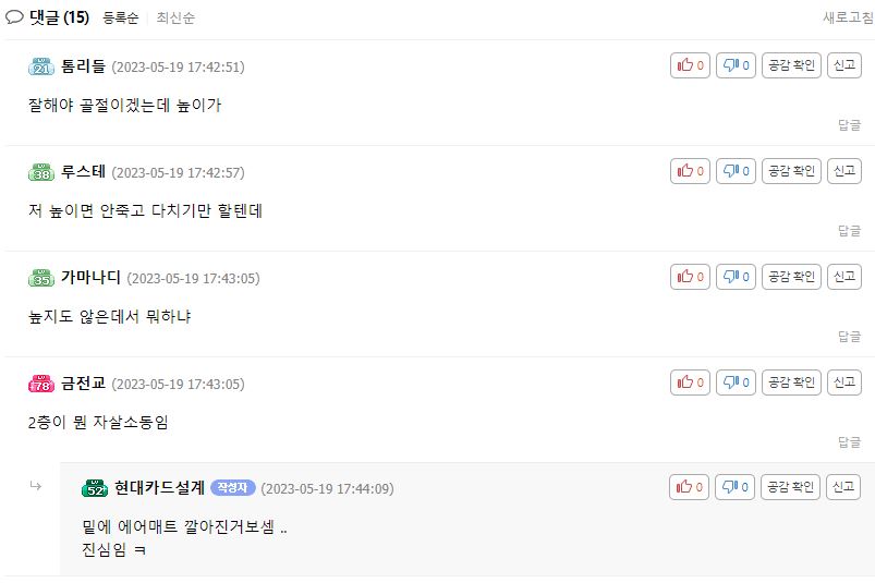 신림역 극단선택 소동 - 인터넷 반응