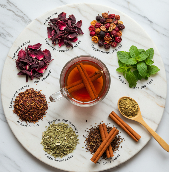 체지방 관리에 도움 되는 허브 7선