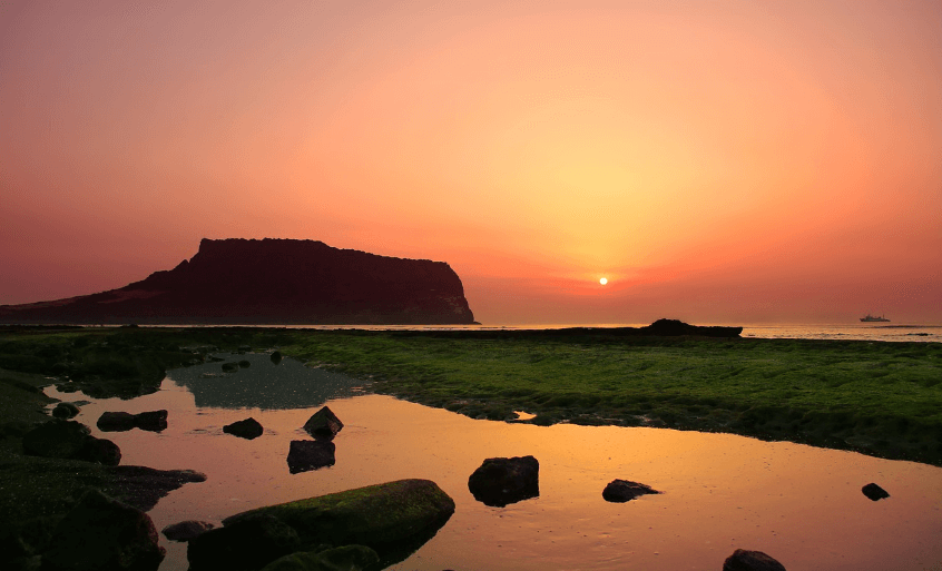 성산 일출봉 일출