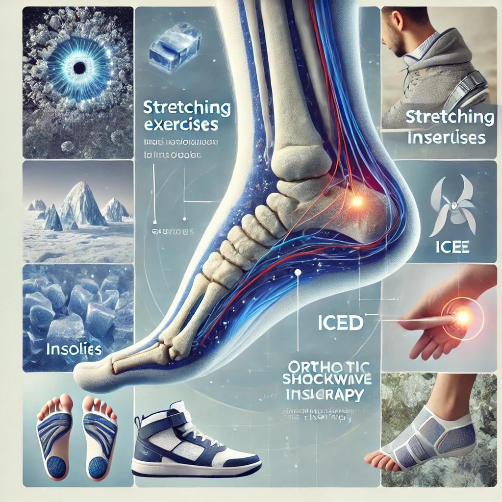 족저근막염 치료 방법 설명 이미지