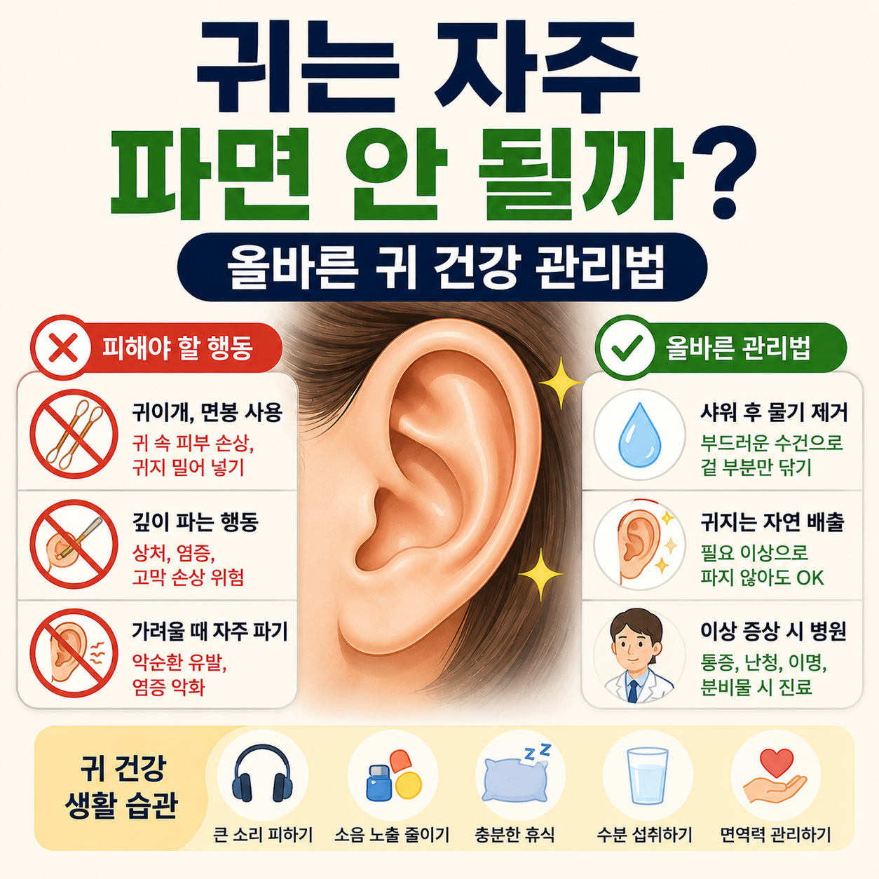 귀 건강 관리법