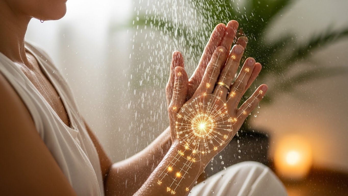 alt="손바닥 마사지와 건강 샤워법"