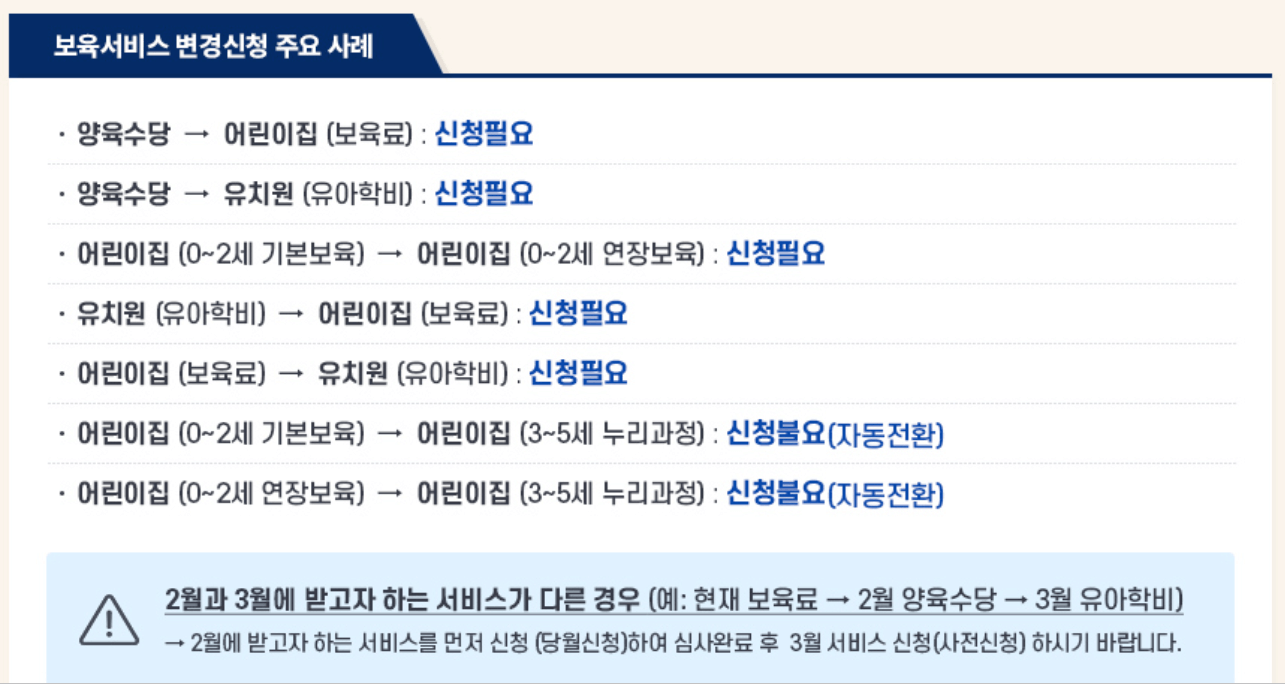 보육서비스변경신청-사례