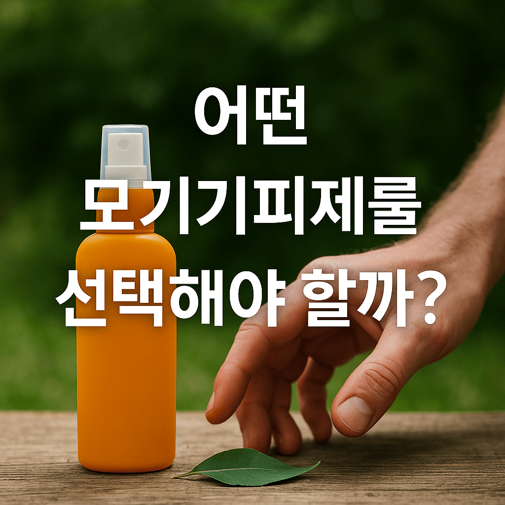 모기 기피제 어떤 제품을 선택해야 할까 성분 비교 분석