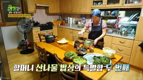 생생정보 남원 지리산 산나물 밥상 이층집 민박 철임 할머니 예약하기13