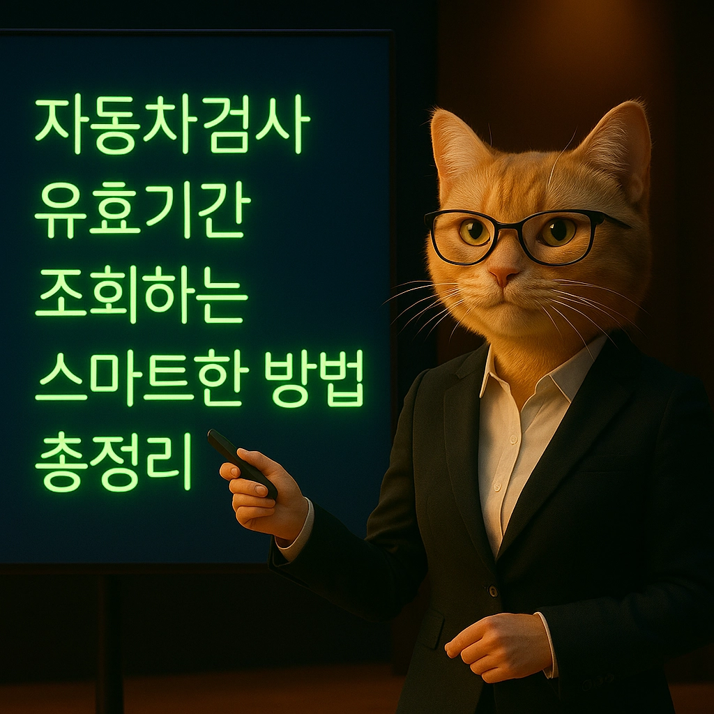 자동차검사 유효기간 조회하는 스마트한 방법 총정리