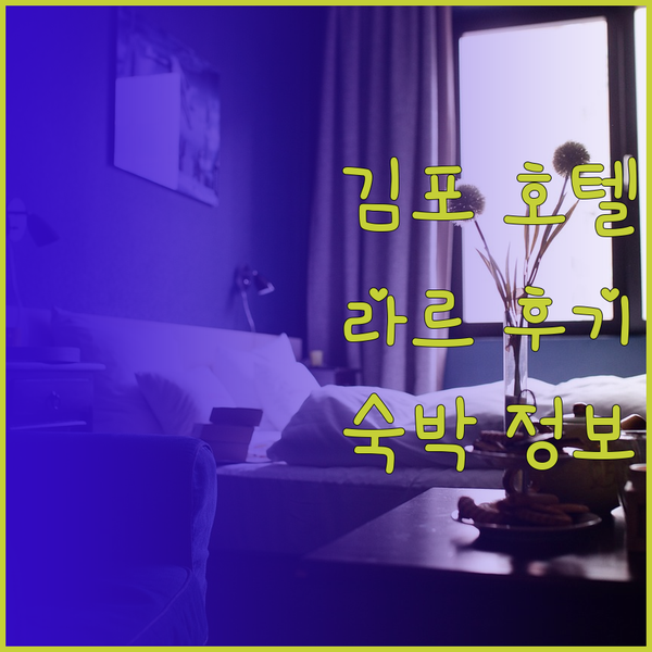 김포 호텔 추천 호텔 라르 김포 꼼꼼