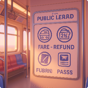 대중교통 무임·환급·정기권 이미지