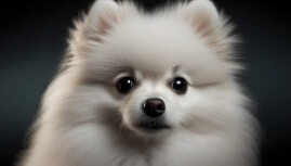 흰색 포메라니안