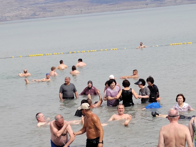 해수면 보다 낮은 사해