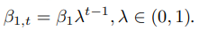beta1의 가정 혹은 scheduling