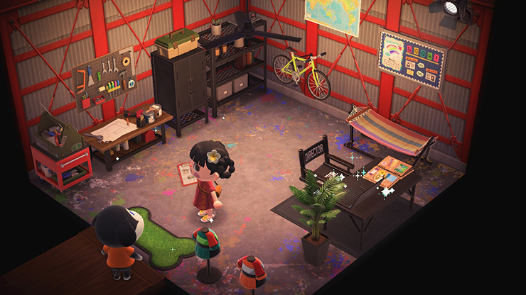 벤 - 꿈꾸던 마운틴 바이크 / 모동숲 해피홈 파라다이스