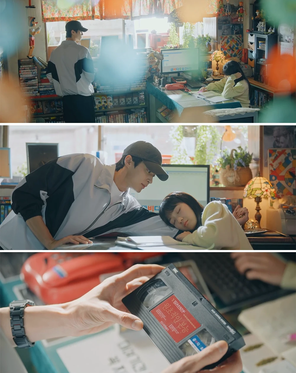 솔이네-비디오-가게에서-솔이-훔쳐보는-선재