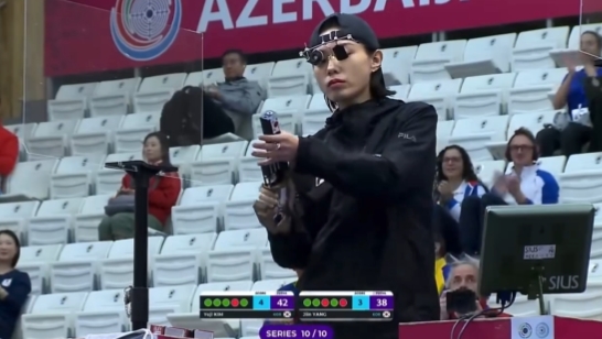 김예지 바쿠 선수권 대회 참가 모습