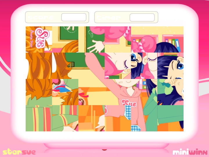 슈의-회전-조각-퍼즐-맞추기-플래시게임-시작-화면