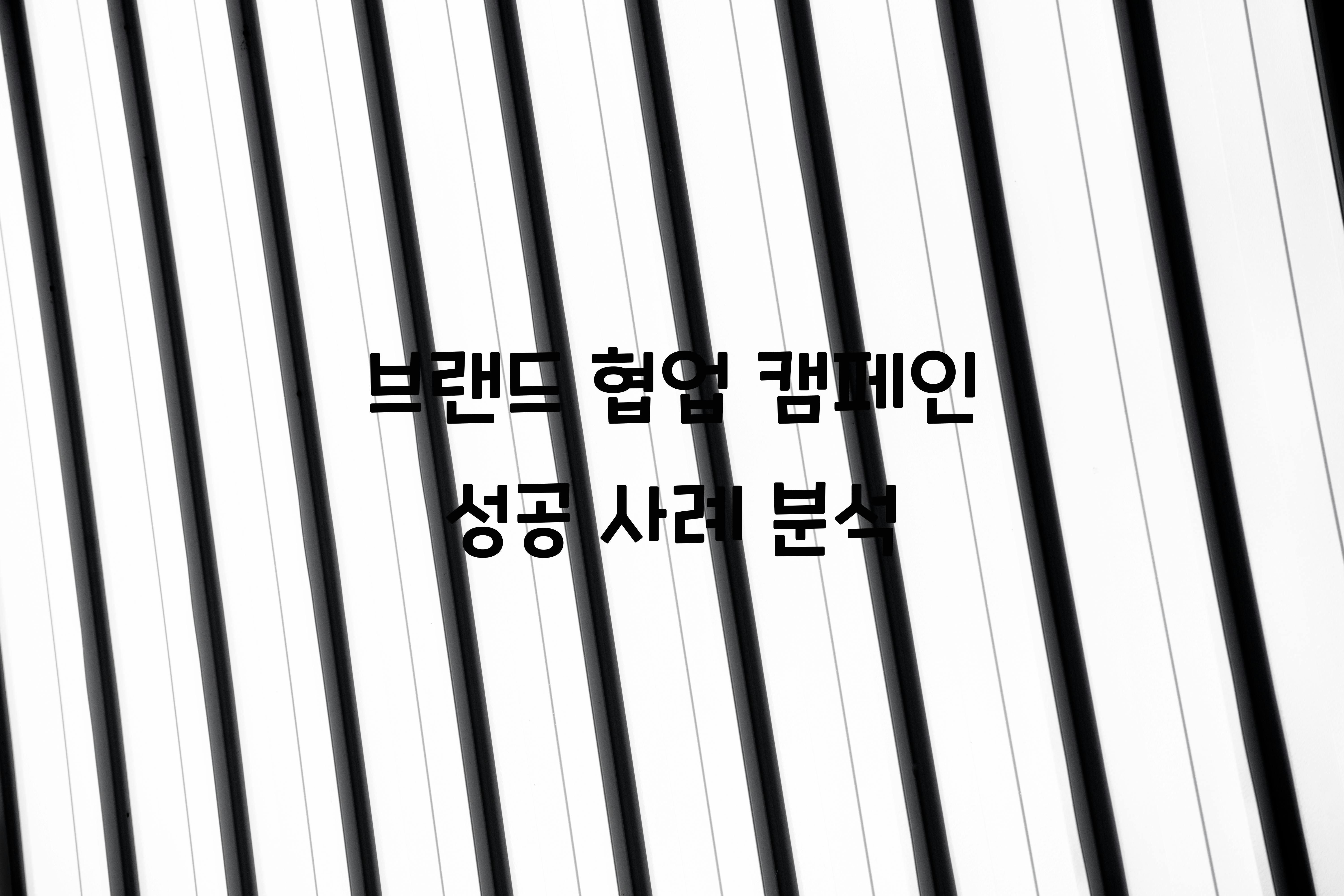 브랜드 협업 캠페인