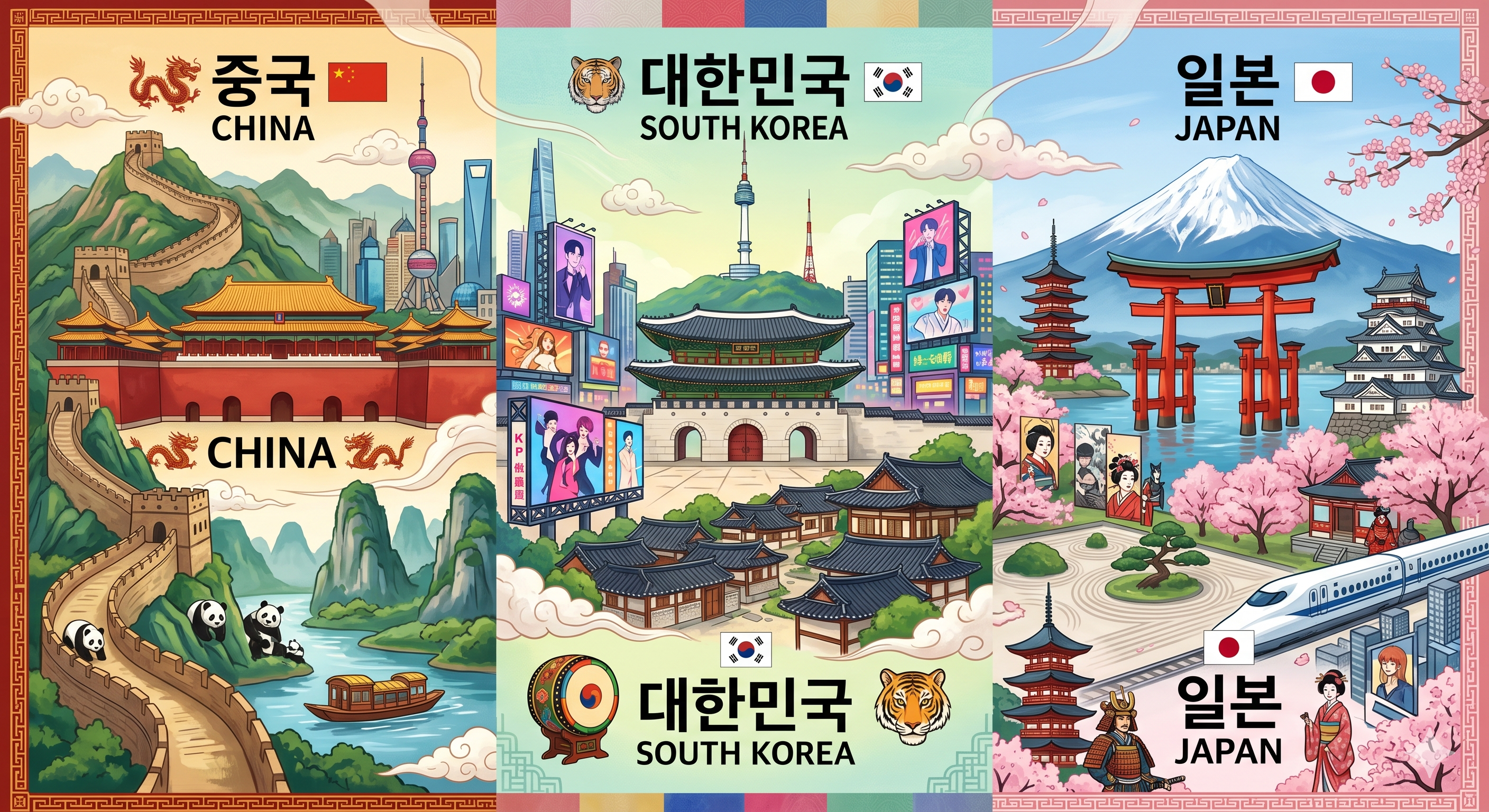 한중일 3개국 외교 경제 문제