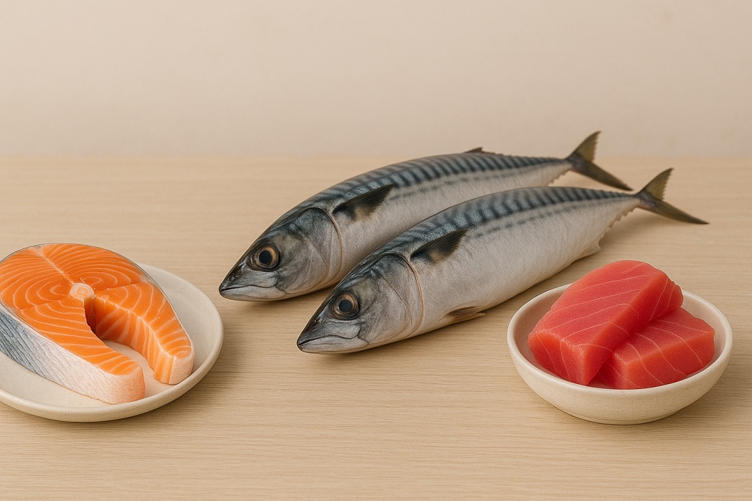 연어, 고등어, 참치 이미지
