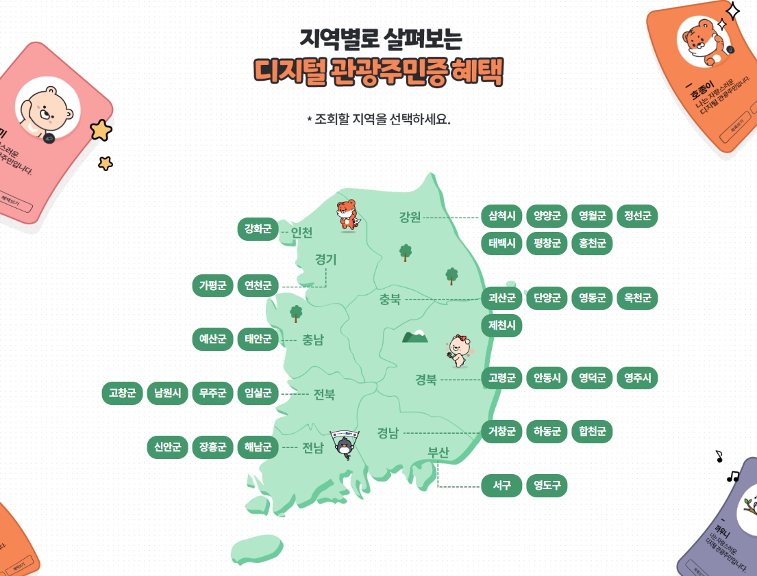 디지털 모바일 관광주민증