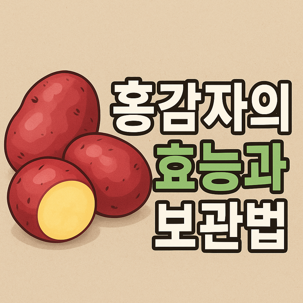 홍감자의 효능과 보관법
