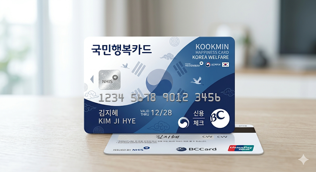 국민행복카드 디자인 예시