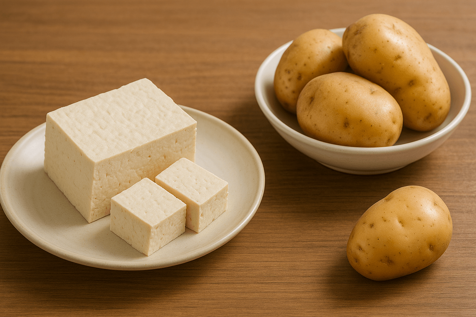 통풍에 좋은 음식 : 두부, 감자