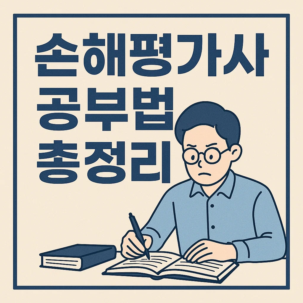 손해평가사 공부법 총정리｜1차·2차 과목별 전략과 추천 교재 완벽 안내