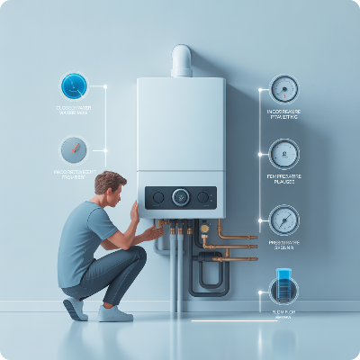 보일러 온수가 나오지 않을때 원인과 간단한 자가 조치방법 이미지