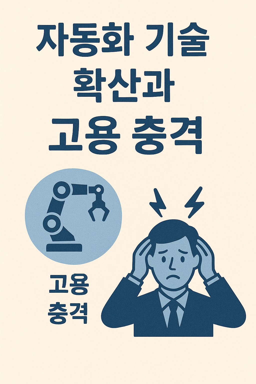 자동화기술확산과 고용충격 이미지