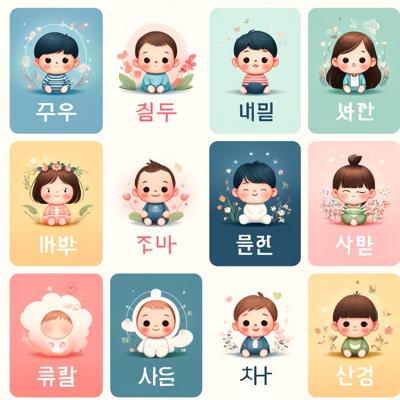 한국에서 가장 인기 있는 아기 이름: 트렌드와 특징을 알아보자