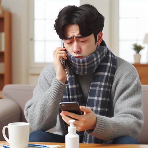 자가격리-소통
