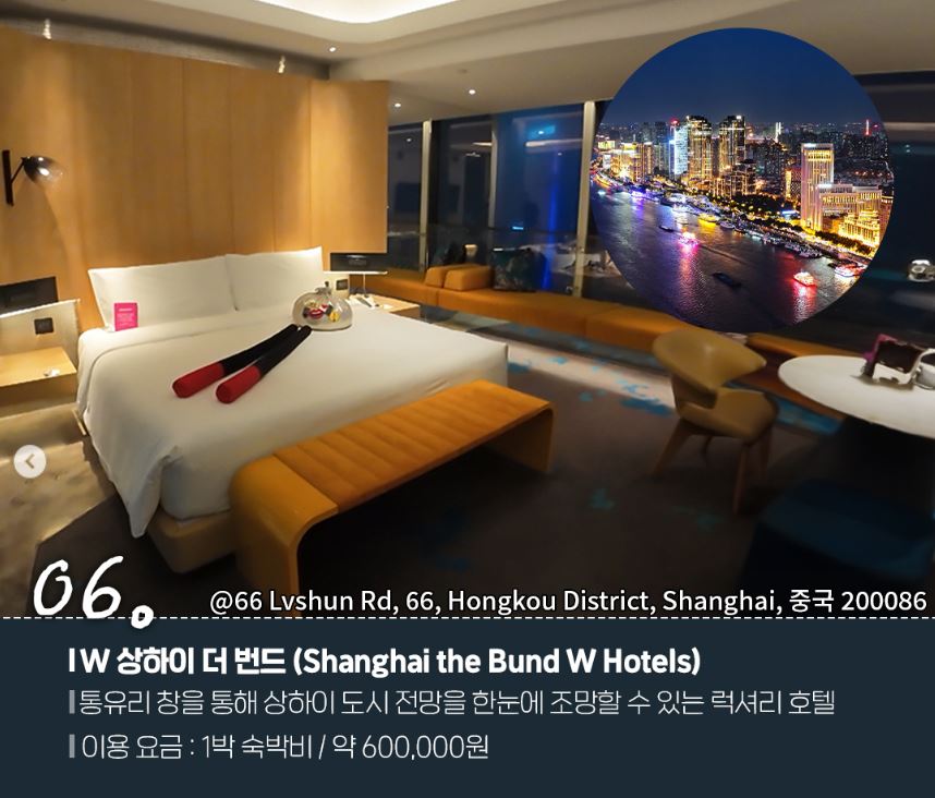 중국 상하이 숙소