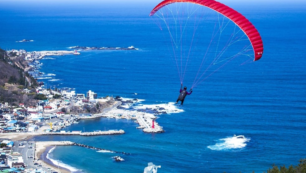 포항 곤륜산 해변