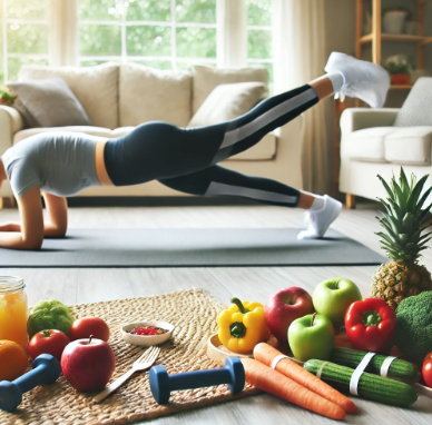 복부 지방 관리 이미지