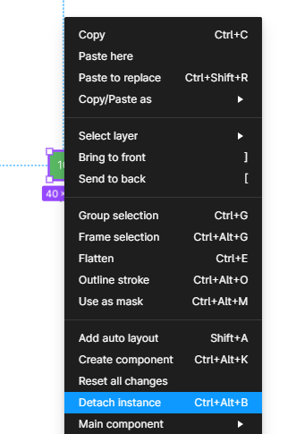 detach instance