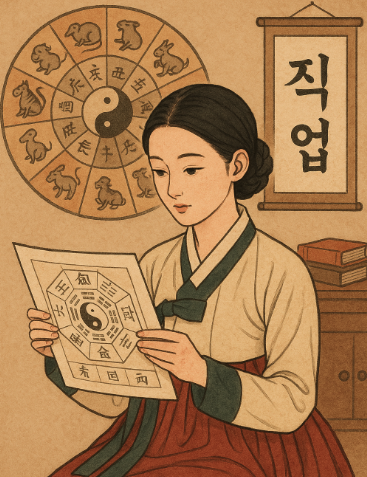 사주로 알아보는 나에게 맞는 직업과 적성 관련 이미지