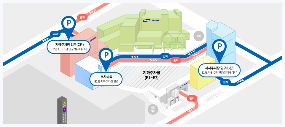 강북삼성병원 주차장 위치